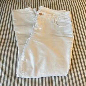 Old navy ankle white jeans
